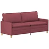 Sofa Sofos komplektas 2 vnt. Vyno raudona Audinys