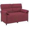 Sofa Sofos komplektas 2 vnt. Vyno raudona Audinys