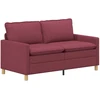 Sofa Sofos komplektas 2 vnt. Vyno raudona Audinys