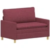 Sofa Sofos komplektas 2 vnt. Vyno raudona Audinys