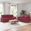 Sofa Sofos komplektas 2 vnt. Vyno raudona Audinys