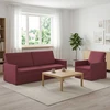 Sofa Sofos komplektas 2 vnt. Vyno raudona Audinys
