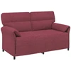 Sofa Sofos komplektas 2 vnt. Vyno raudona Audinys