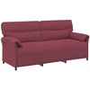 Sofa Sofos komplektas 2 vnt. Vyno raudona Audinys