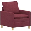 Sofa Sofos komplektas 2 vnt. Vyno raudona Audinys