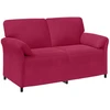 Sofa Sofos komplektas 2 vnt. Vyno raudona Aksomas