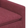 Sofa Sofos komplektas 2 vnt. Vyno raudona Audinys