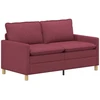 Sofa Sofos komplektas 2 vnt. Vyno raudona Audinys