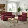 Sofa Sofos komplektas 2 vnt. Vyno raudona Audinys