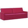 Sofa Sofos komplektas 2 vnt. Vyno raudona Aksomas
