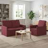 Sofa Sofos komplektas 2 vnt. Vyno raudona Audinys