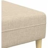 Svetainės sofa 3 pcs Kreminė Poliesteris