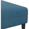 Svetainės sofa 3 pcs Mėlyna 250 x 188 x 76 cm
