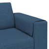 Svetainės sofa 3 pcs Mėlyna Poliesteris