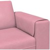 Svetainės sofa 3 pcs Rožinė 250 x 188 x 76 cm