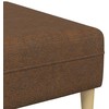 Svetainės sofa 3 vnt. Ruda