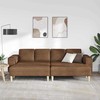 Svetainės sofa 3 pcs Ruda
