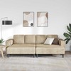 Svetainės sofa 3 pcs Šviesiai pilka