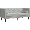 Svetainės sofa 3 pcs Šviesiai pilka 194 x 74,5 x 70,5 cm