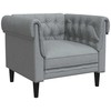 Svetainės sofa 3 pcs Šviesiai pilka 201,5 x 74,5 x 74,5 cm