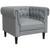 Svetainės sofa 3 pcs Šviesiai pilka 201,5 x 74,5 x 74,5 cm