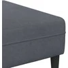 Svetainės sofa 3 pcs Tamsiai pilka 250 x 188 x 76 cm