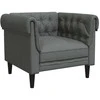 Svetainės sofa 3 pcs Tamsiai pilka 201,5 x 74,5 x 74,5 cm