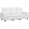 Sofa Sofos komplektas 3 vnt. Balta Audinys