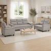 Sofa Sofos komplektas 3 vnt. Debesų pilka Audinys