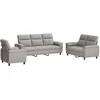 Sofa Sofos komplektas 3 vnt. Debesų pilka Audinys