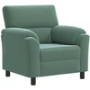 Sofa Sofos komplektas 3 vnt. Jūrinė žalia Aksomas