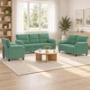 Sofa Sofos komplektas 3 vnt. Jūrinė žalia Aksomas