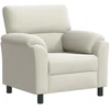 Sofa Sofos komplektas 3 vnt. Kreminė Aksomas