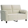 Sofa Sofos komplektas 3 vnt. Kreminė Aksomas
