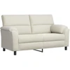 Sofa Sofos komplektas 3 vnt. Kreminė Aksomas