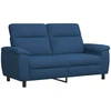 Sofa Sofos komplektas 3 vnt. Mėlyna Audinys