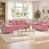 Sofa Sofos komplektas 3 vnt. Rožinė Aksomas