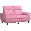 Sofa Sofos komplektas 3 vnt. Rožinė Audinys