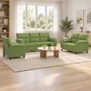 Sofa Sofos komplektas 3 vnt. Šviesiai žalia Aksomas
