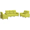 Sofa Sofos komplektas 3 vnt. Šviesiai žalia Audinys