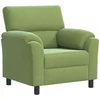 Sofa Sofos komplektas 3 vnt. Šviesiai žalia Aksomas