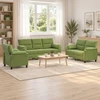 Sofa Sofos komplektas 3 vnt. Šviesiai žalia Aksomas