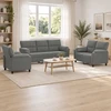 Sofa Sofos komplektas 3 vnt. Tamsiai pilka Aksomas