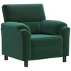 Sofa Sofos komplektas 3 vnt. Tamsiai žalia Aksomas