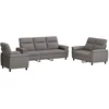 Sofa Sofos komplektas 3 vnt. Taupe Audinys