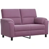 Sofa Sofos komplektas 3 vnt. Violetinė Aksomas