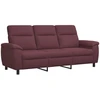 Sofa Sofos komplektas 3 vnt. Violetinė Audinys