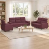 Sofa Sofos komplektas 3 vnt. Violetinė Audinys