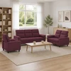 Sofa Sofos komplektas 3 vnt. Violetinė Audinys