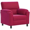 Sofa Sofos komplektas 3 vnt. Vyno raudona Aksomas